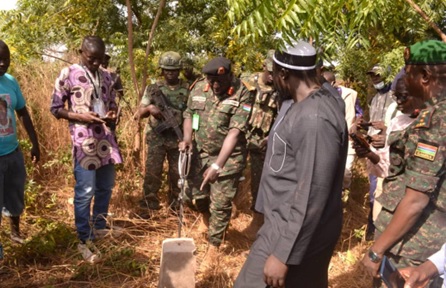 Gambian security chiefs visit southern border villages after alleged shooting of a man by Senegalese soldiers