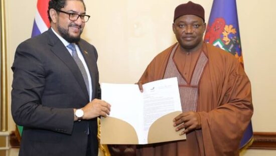 President Barrow receives the African Award for Peace Promotion in Mauritania