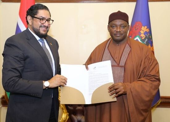 President Barrow receives the African Award for Peace Promotion in Mauritania