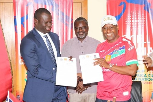 QGroup donates over D2 million to NCC for road to AFCON