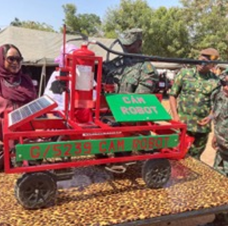 Gambia-Armed-Forces-firefighting-robot