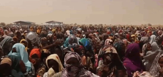 Sudanese-refugees-flee-to-Chad