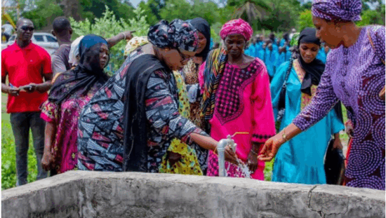 Gambia-women-water-facility