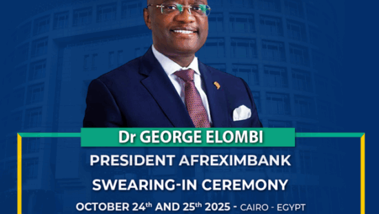 Afreximbank-Dr. George-Elombi-Investiture